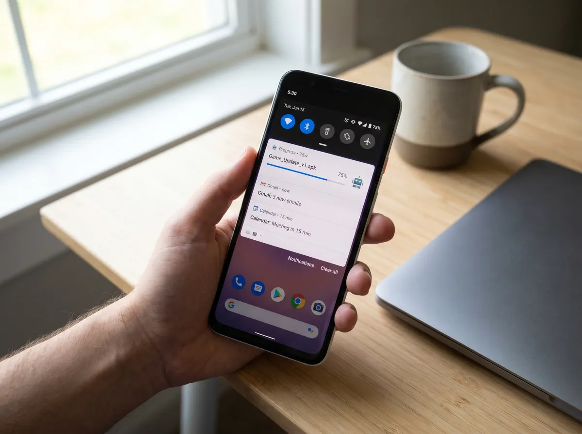 Шаг 2 — загрузка APK файла